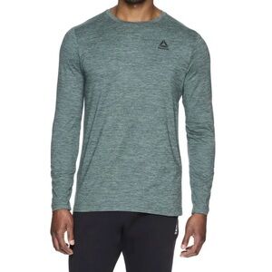 Reebok Green Long Sleeve Performance Tee